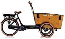 Lade das Bild in den Galerie-Viewer, Qivelo Curve 3 Elektro-Bakfiets - mattschwarz/braun
