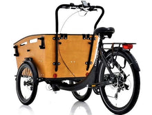 Lade das Bild in den Galerie-Viewer, Qivelo Curve DR7 Elektro-Bakfiets - mattschwarz/braun
