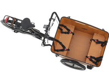 Lade das Bild in den Galerie-Viewer, Qivelo Curve DR7 Elektro-Bakfiets - mattschwarz/braun
