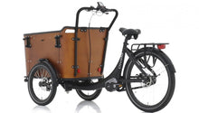 Lade das Bild in den Galerie-Viewer, Qivelo N8 Elektro Bakfiets - mattschwarz/braun
